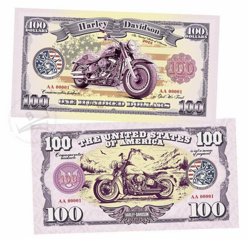 100 Dollars Harley Davidson 2023