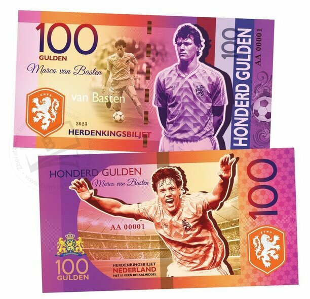100 Gulden Nederland - Marco Van Basten 2023
