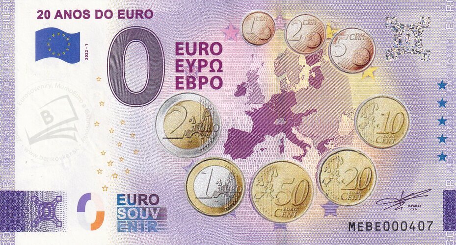20 Anos do Euro MEBE 2022-1 KOLOR