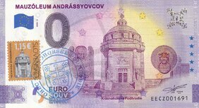 Mauzóleum Andrássyovcov (EECZ 2020-2) známka+pečiatka