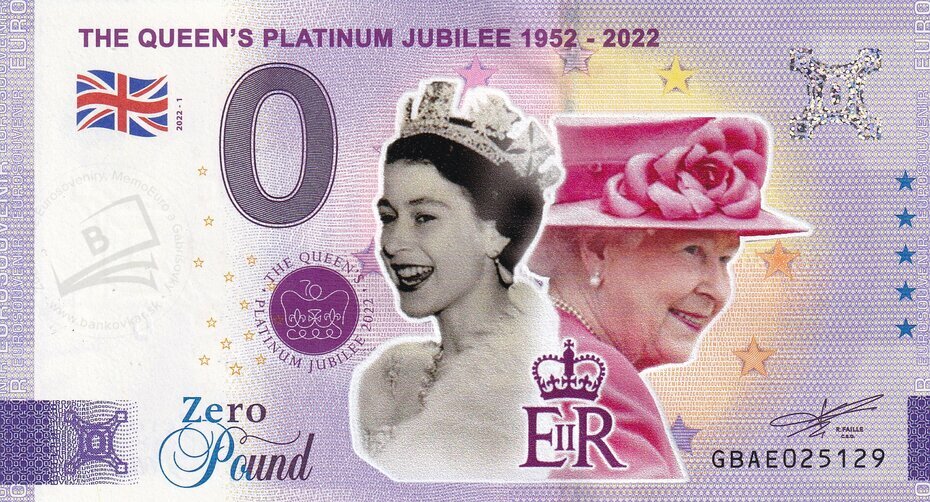 The Queens Platinum Jubilee 1952-2022 GBAE 2022-1 KOLOR