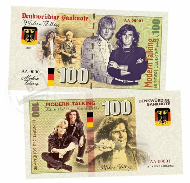 100 Deutsche mark Modern Talking 2023