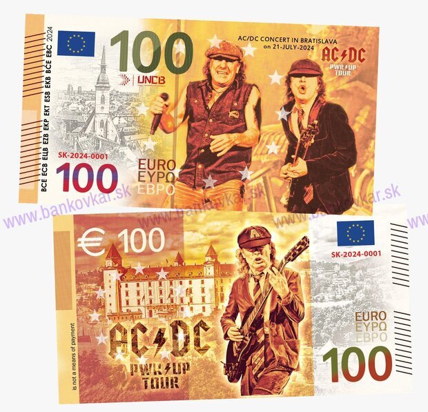 100 Euro AC/DC koncert v BA SK 2024-03