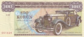 100 korun 2020 Zapadlík C - Isotta Fraschini Tipo 8A r.v.1929