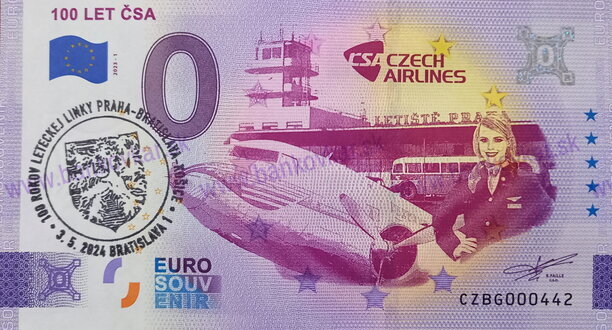 100 Let ČSA CZBG 2023-1