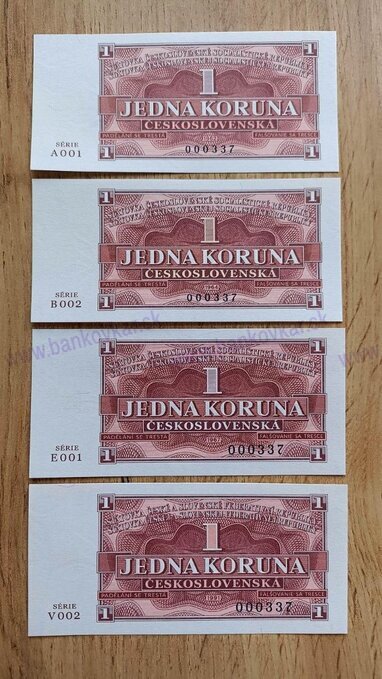 1 Koruna (2024) nevydaná - sada 4ks